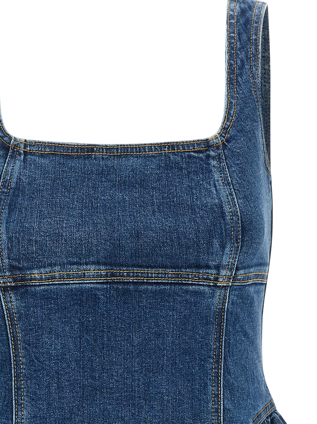 Self Portrait Denim Mini Dress Abiti - Blu | c587babd422e21cca35833740045bced8b032255