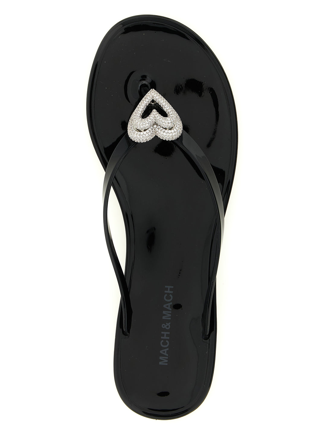 Mach & Mach Double Heart Sandali - Nero | 78843a294cacdee7c6848f4d0a5984e86e203b37