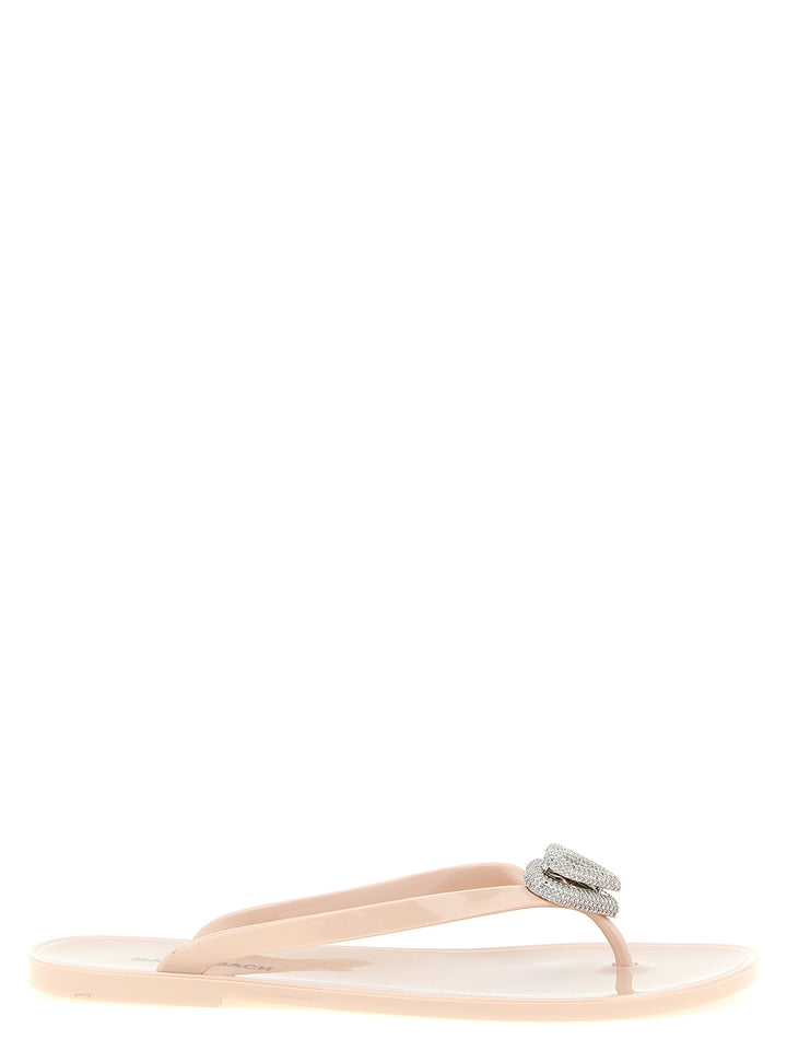 Mach & Mach Double Heart Sandali - Rosa | 322fb2ccf28a33071c136e615d95cc6642080238