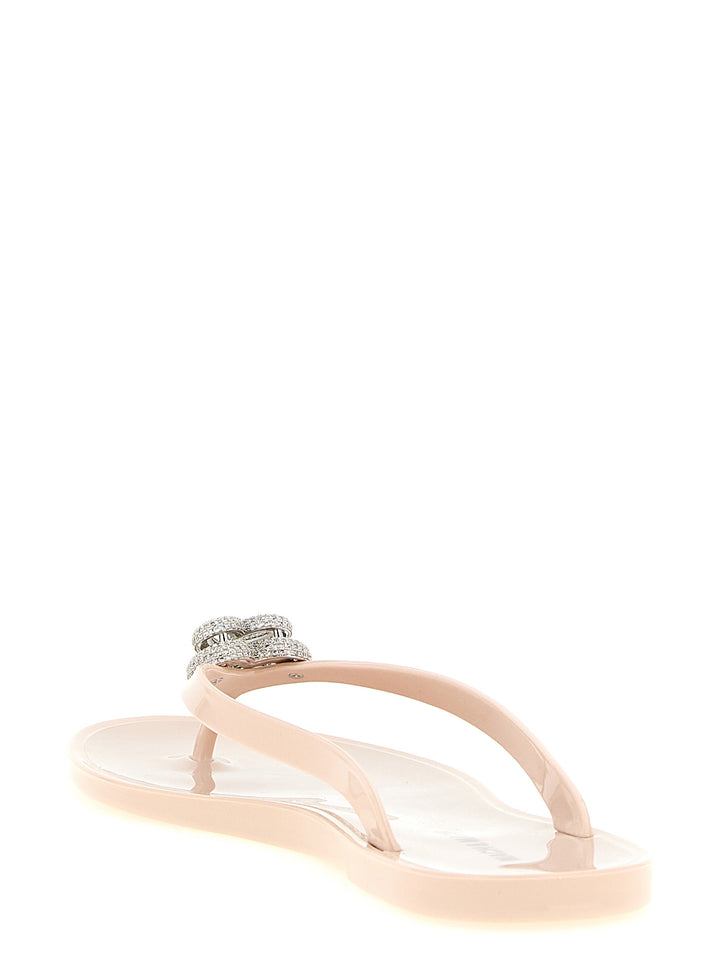 Mach & Mach Double Heart Sandali - Rosa | b5d684c8f0244e17942aa099bf1761821ede3625