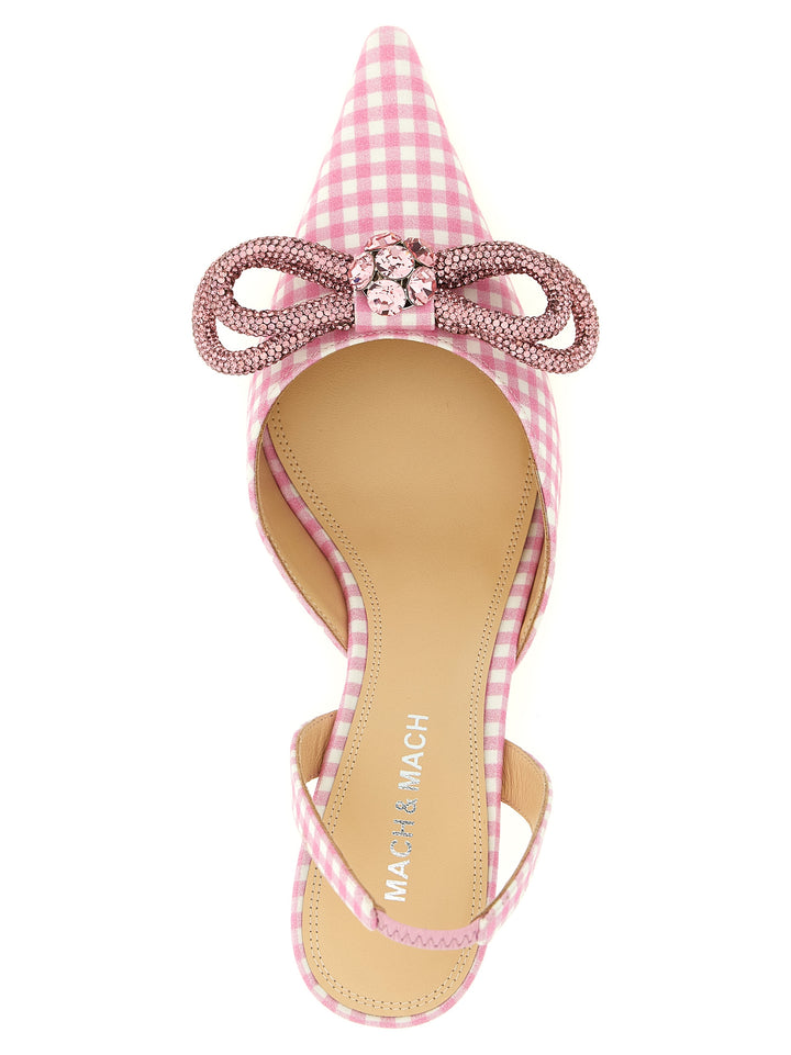 Mach & Mach Double Bow Decollete - Rosa | 1dd9826ed0bc06e55512875348fe26873ef0be8d