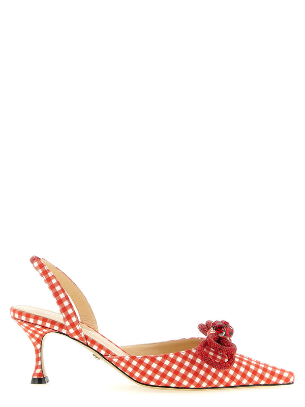 Double Bow Decollete Rosso
