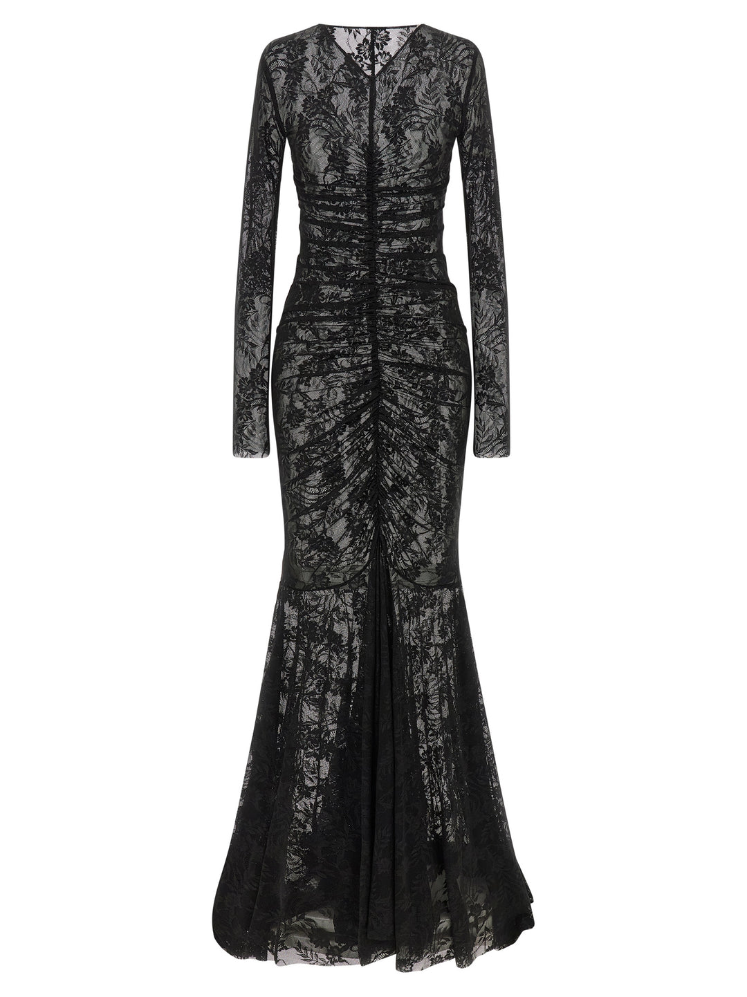 Norma Kamali Mermaid Lace Dress Abiti - Nero | 7616b3123edf5483fa2c2b6140c9a8ea0c8bf78c