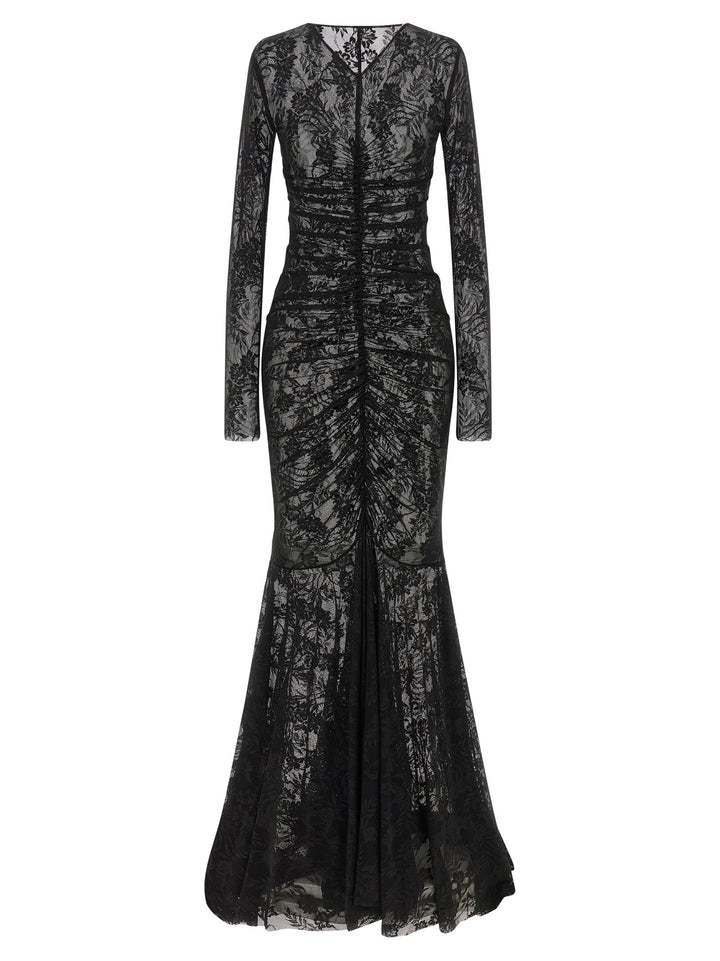 Norma Kamali Mermaid Lace Dress Abiti - Nero | 7616b3123edf5483fa2c2b6140c9a8ea0c8bf78c