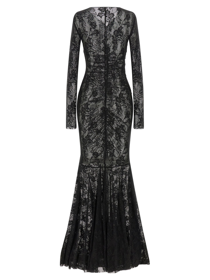 Norma Kamali Mermaid Lace Dress Abiti - Nero | 2b8657dd3807e3746bba6746724e0e83d0b4174e