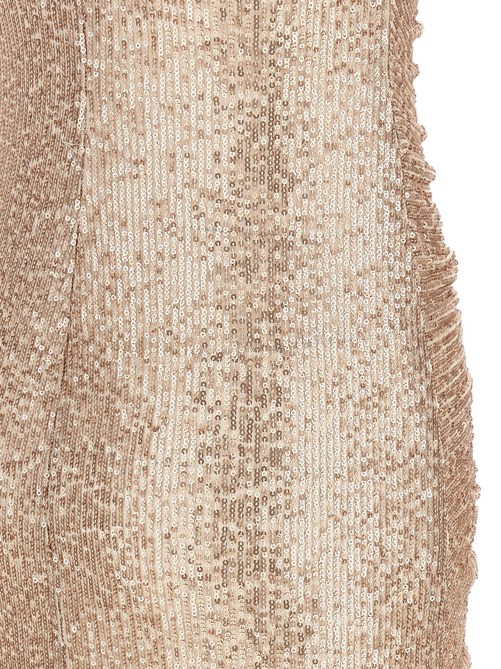 Norma Kamali Strapless Shirred Front Abiti - Rosa | c762eccdf1d317ce7551dc8dc09ba13f1d43b2e3