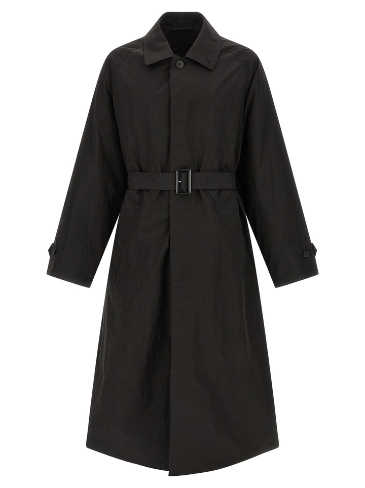 Ssstein Technical Fabric Trench Coat Trench e Impermeabili - Nero | 84dbd18303e13facd83745b8c45a4d07b5c49fbc