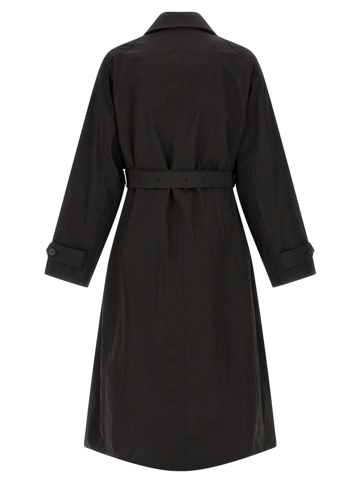 Ssstein Technical Fabric Trench Coat Trench e Impermeabili - Nero | 0256700893334dc430fe4fd05d623c6e0e065266