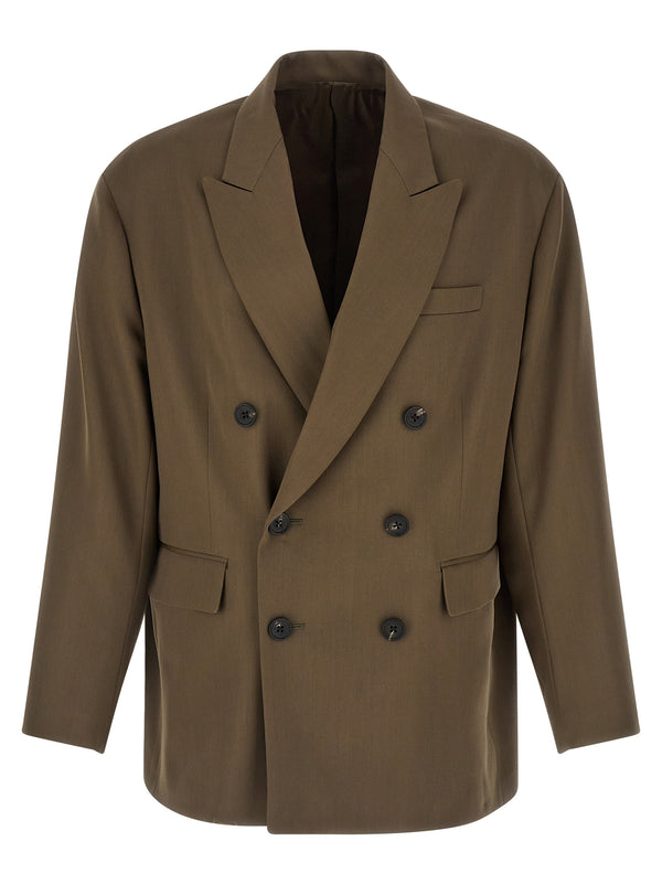 Double-Breasted Blazer Verde