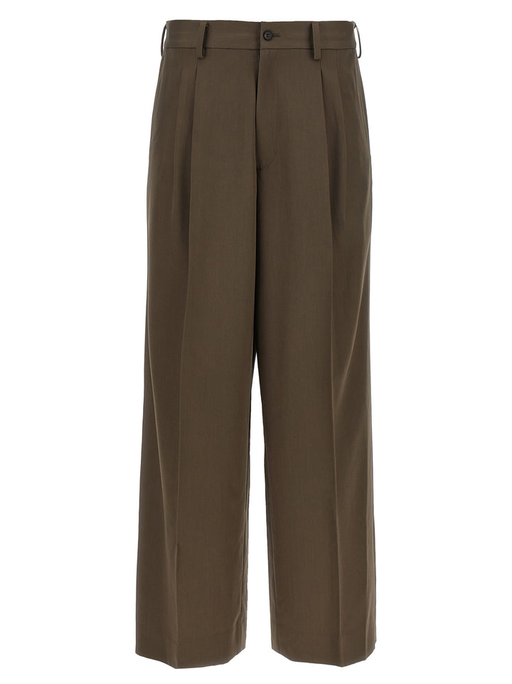 Ssstein Easy Long Wide Pantaloni - Marrone | 3a9001ebcced1d9d551e646caabbd0c710142e76