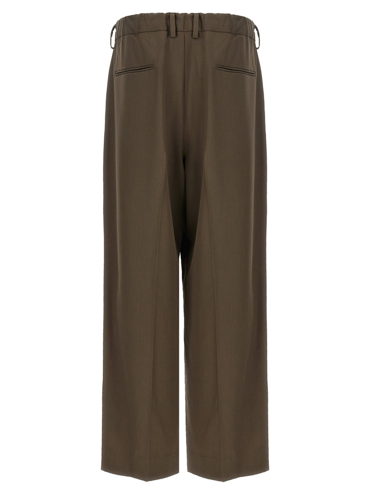Ssstein Easy Long Wide Pantaloni - Marrone | 9c8ed2b65808946b324350857e46759b9fe4272c