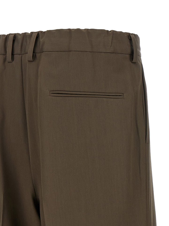 Ssstein Easy Long Wide Pantaloni - Marrone | 344a1cf2c73aa44cc9cbfea8543d0da8f7588cdf
