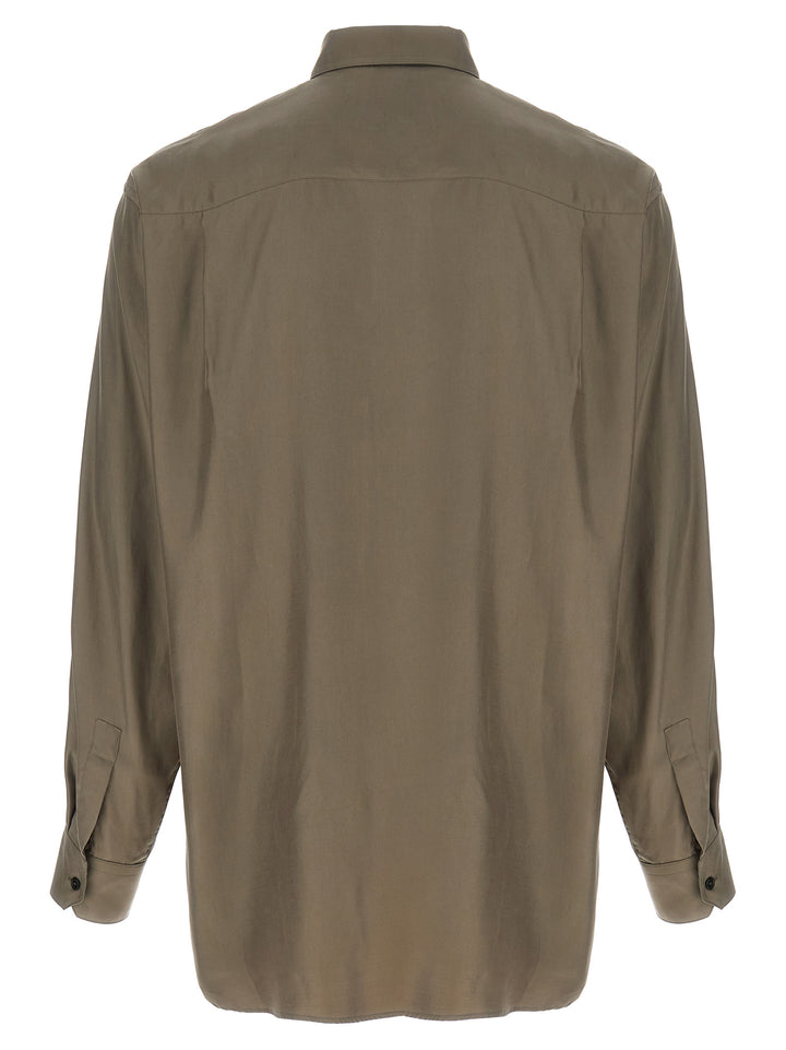 Ssstein Twill Shirt Camicie - Grigio | d306648205aa2afb39df0ac7203a0fac396c9bb4