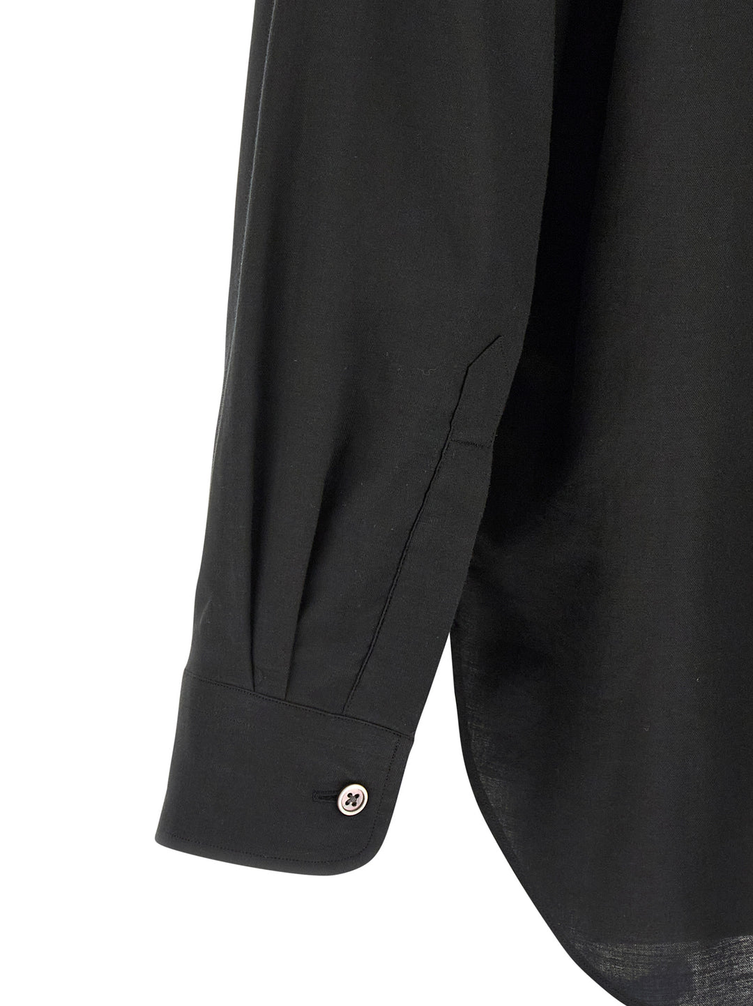 Ssstein Cotton And Silk Shirt Camicie - Nero | e31a381f9574f0477156d6bebba378cbb6c1e3bf