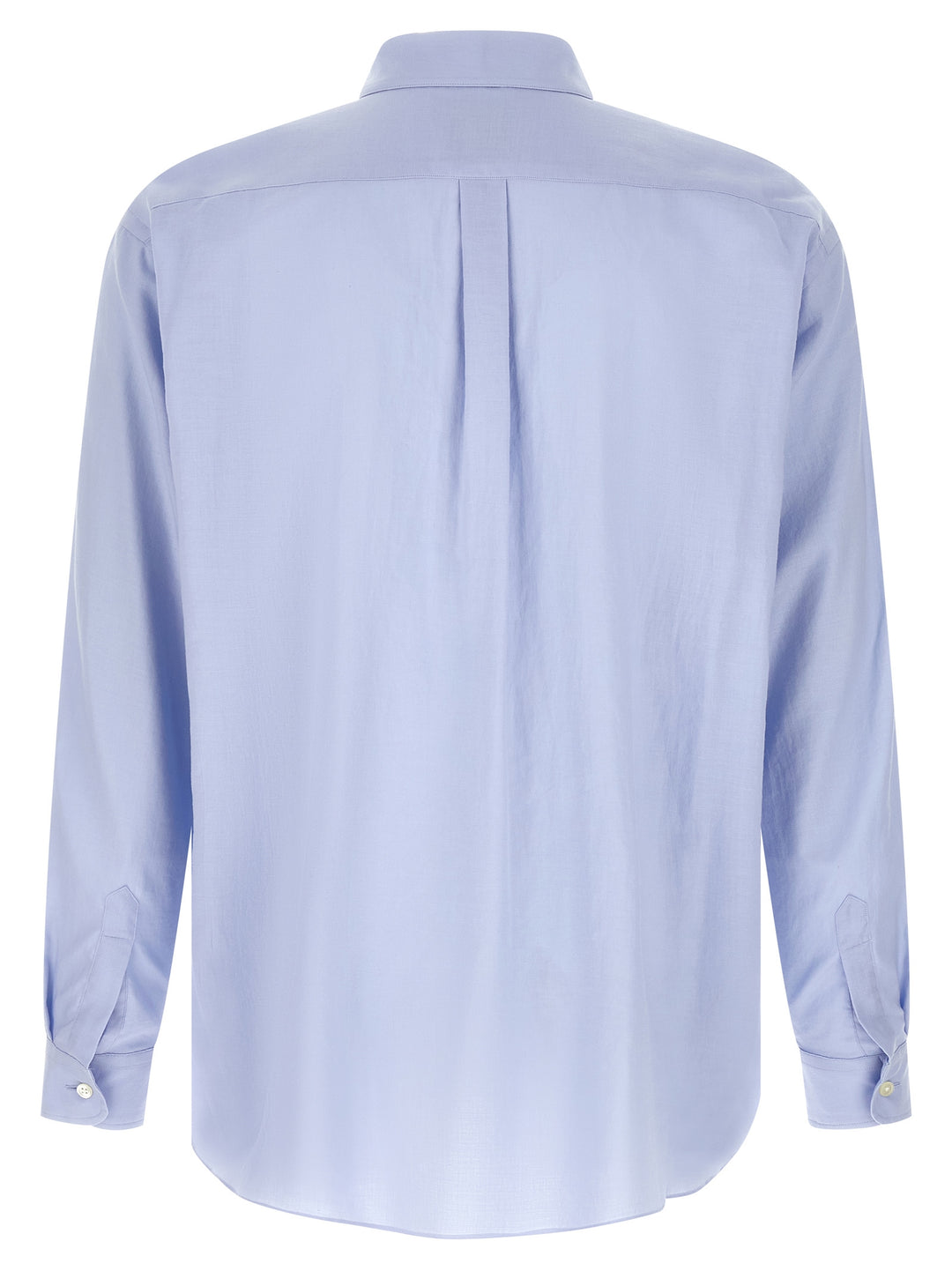 Ssstein Cotton And Silk Shirt Camicie - Celeste | 36f812197cbc884eb0f54f5247c9b3ac08597202