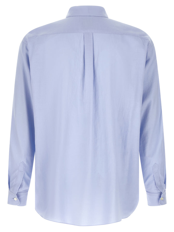 Ssstein Cotton And Silk Shirt Camicie - Celeste | 36f812197cbc884eb0f54f5247c9b3ac08597202