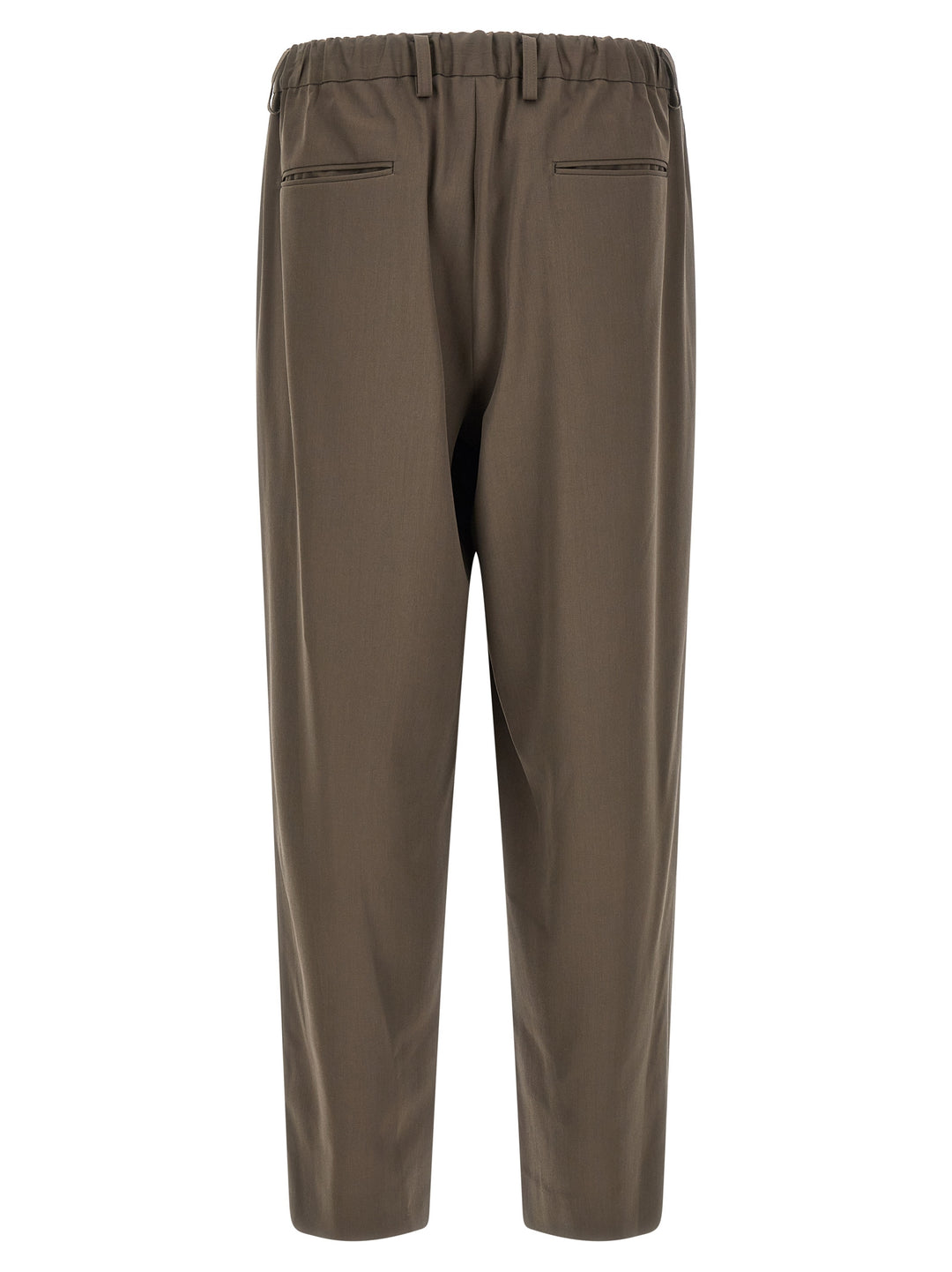 Ssstein With Pleats Pantaloni - Marrone | eb8f6d730654d61814a4ff68e9da93efe20ab870