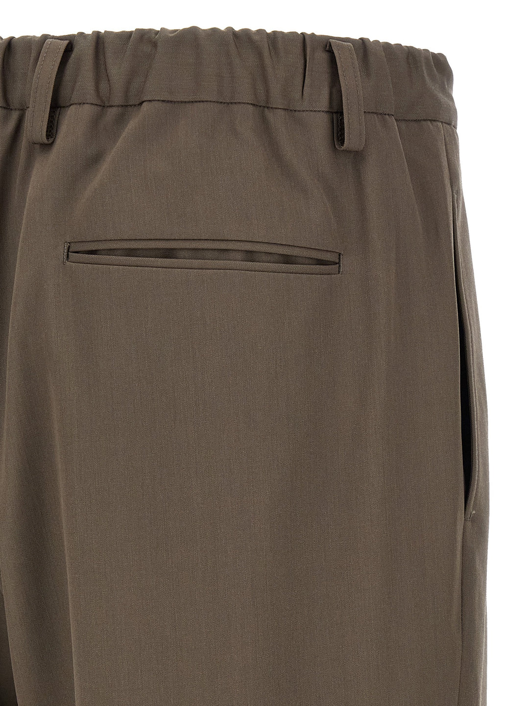 Ssstein With Pleats Pantaloni - Marrone | a221efd3cc1a69c3e7a77c9e73cd50cc1c9b7de0