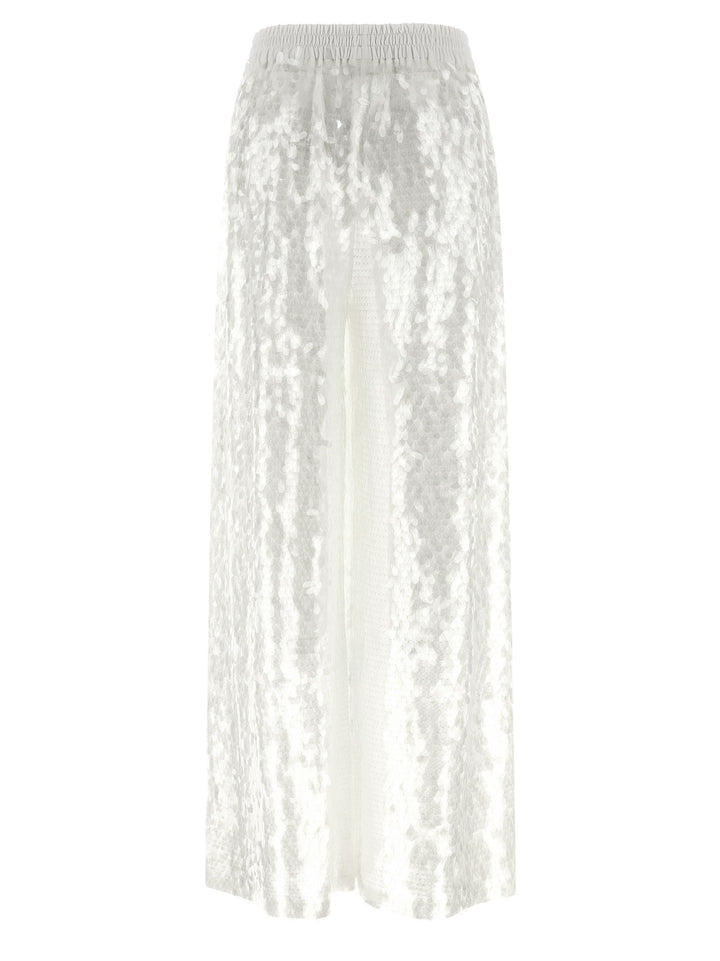 Norma Kamali Boyfriend Elephant Pantaloni - Bianco | 88c42079e1024c1a8954c7ea067ee43acae51a6e
