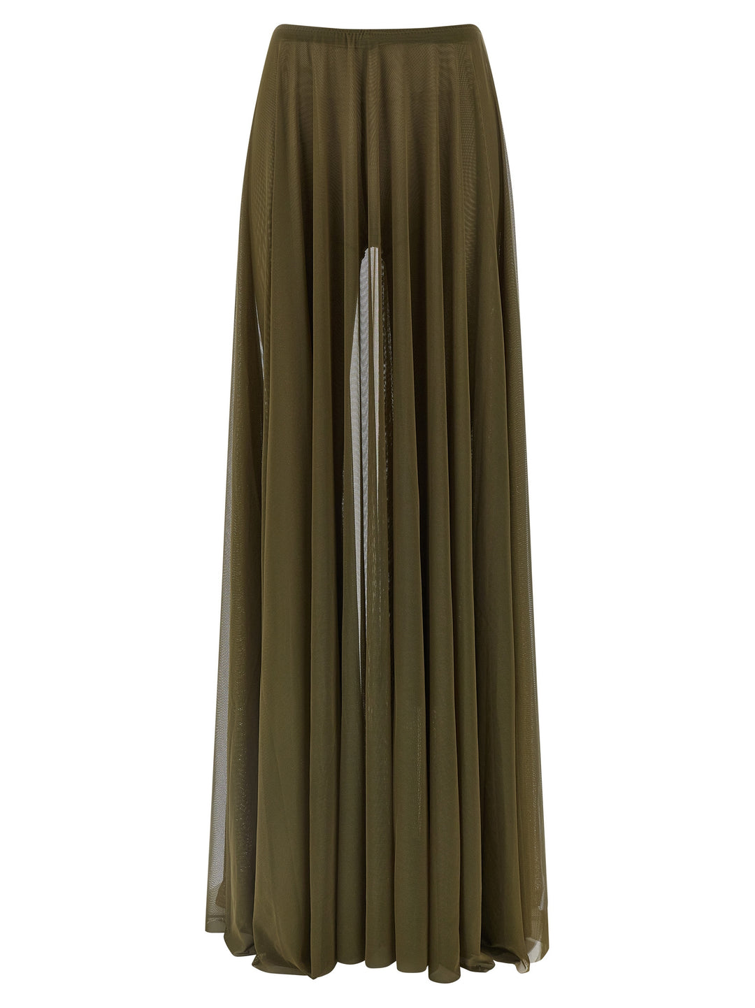 Norma Kamali Pleated Skirt Gonne - Verde | 0c1fe5eae142fb79fa99a8bb95e09e75d6e6fe84