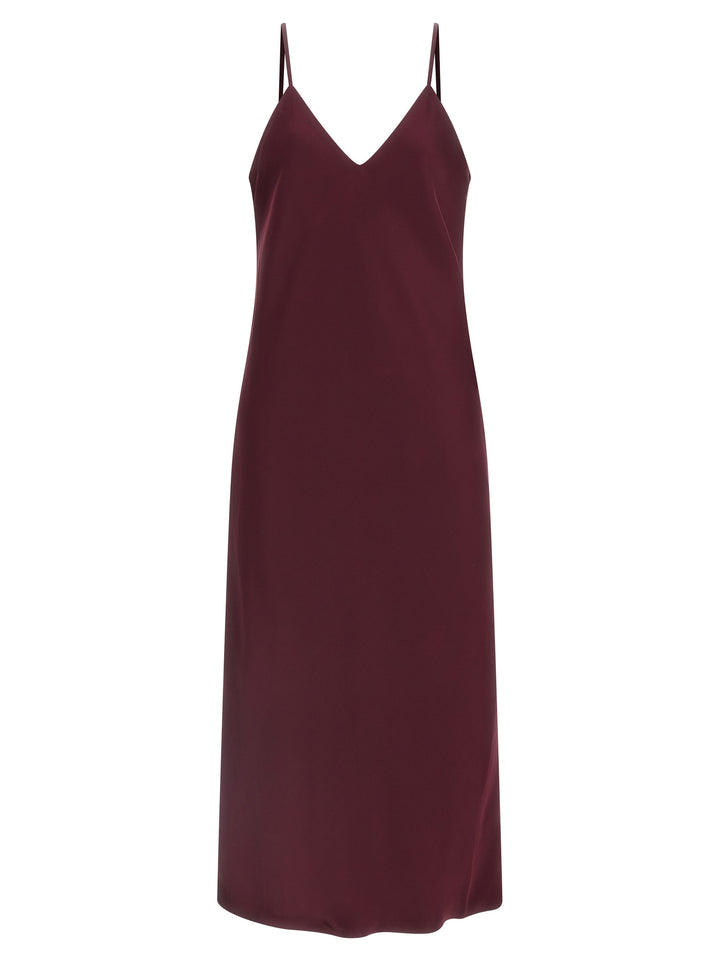 Norma Kamali Bias Slip Abiti - Bordeaux | 4ac2062b3fbc5fd370d190d7375cb5ddb075c808