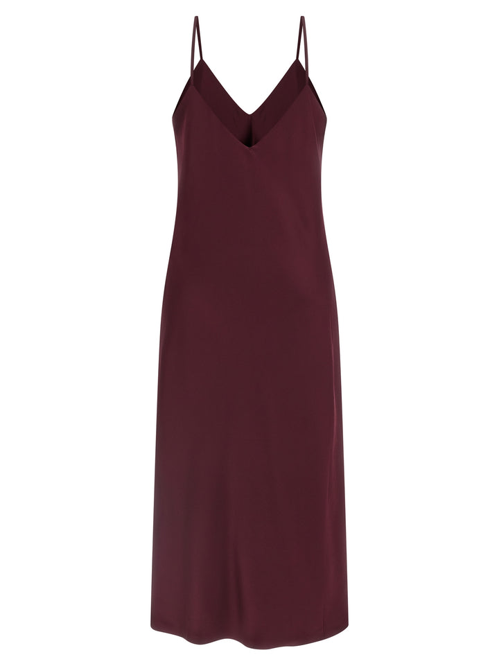 Norma Kamali Bias Slip Abiti - Bordeaux | 5909f74e2e81710fd99c41fbae5edc14c7442c5e