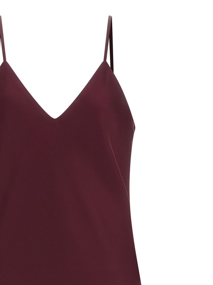 Norma Kamali Bias Slip Abiti - Bordeaux | c330a024f6b3ad66a446f81f98128ed5f55756c7