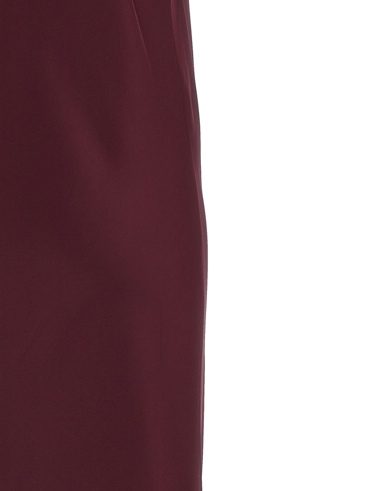 Norma Kamali Bias Slip Abiti - Bordeaux | ee809ca67d72f99f4053ba3ab9d0f9191d52d564