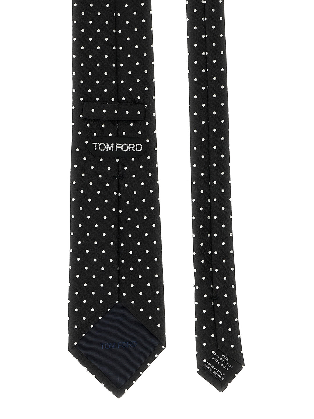 Tom Ford Polka Dot Tie Cravatte - Nero | 685f7c84c298920c9a0dced9112db4939cb5c0a1