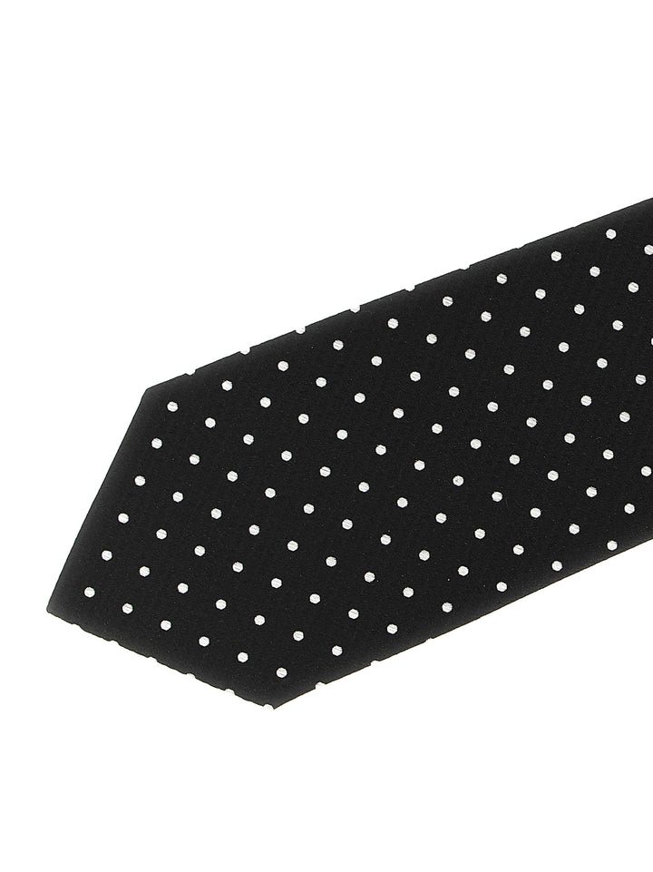 Tom Ford Polka Dot Tie Cravatte - Nero | e0bbcea7675dfc3bd87e26b95b3afad4f2932369