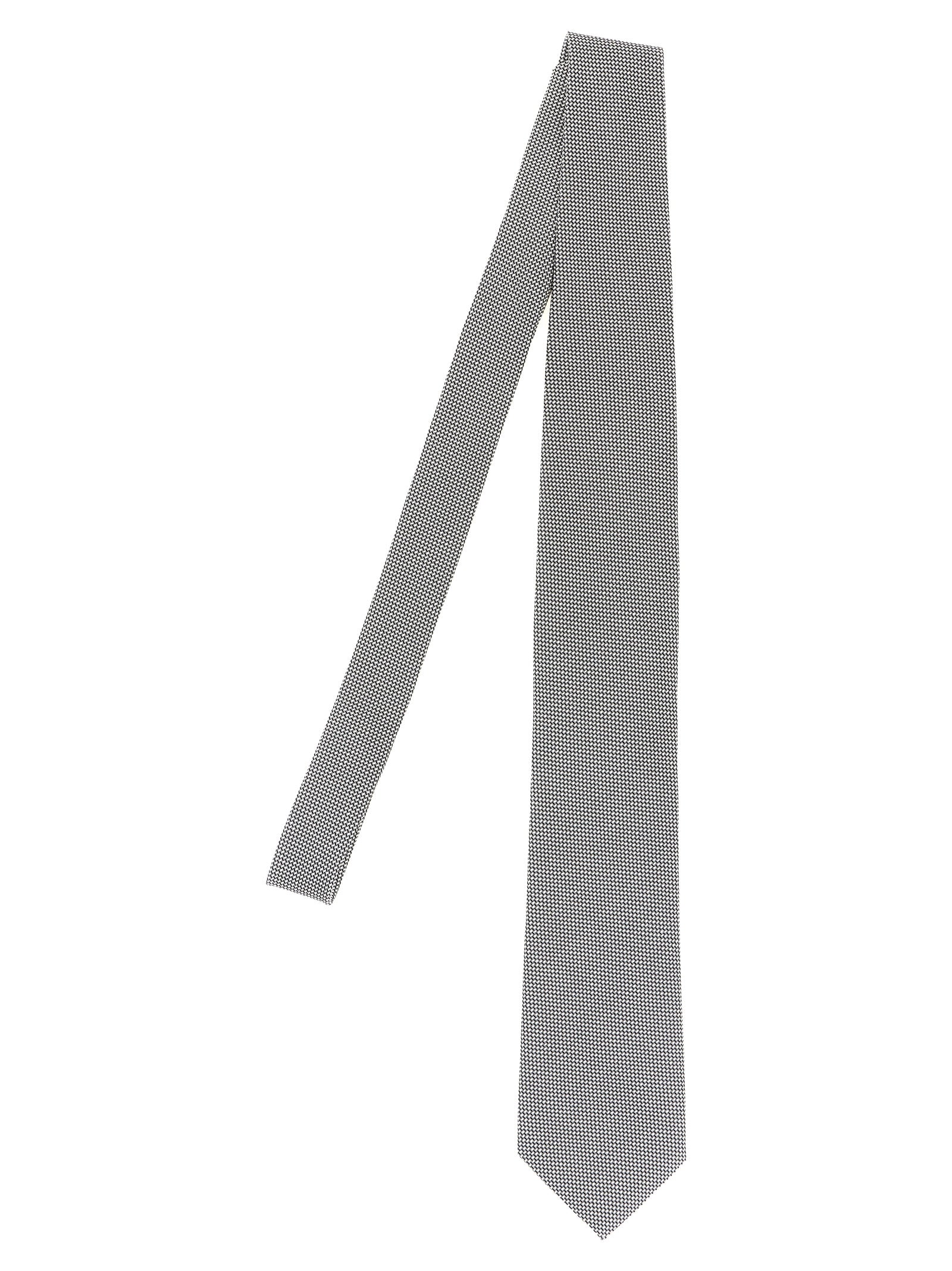 Tom Ford Jacquard Tie Cravatte - Silver | cc6413a8211ffaaee23c7e8be0f1362def791bed