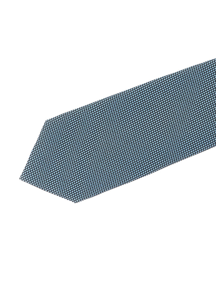 Tom Ford Jacquard Tie Cravatte - Blu | 166f584e9fde56c551d8dc0f2926a0c821a1be6b