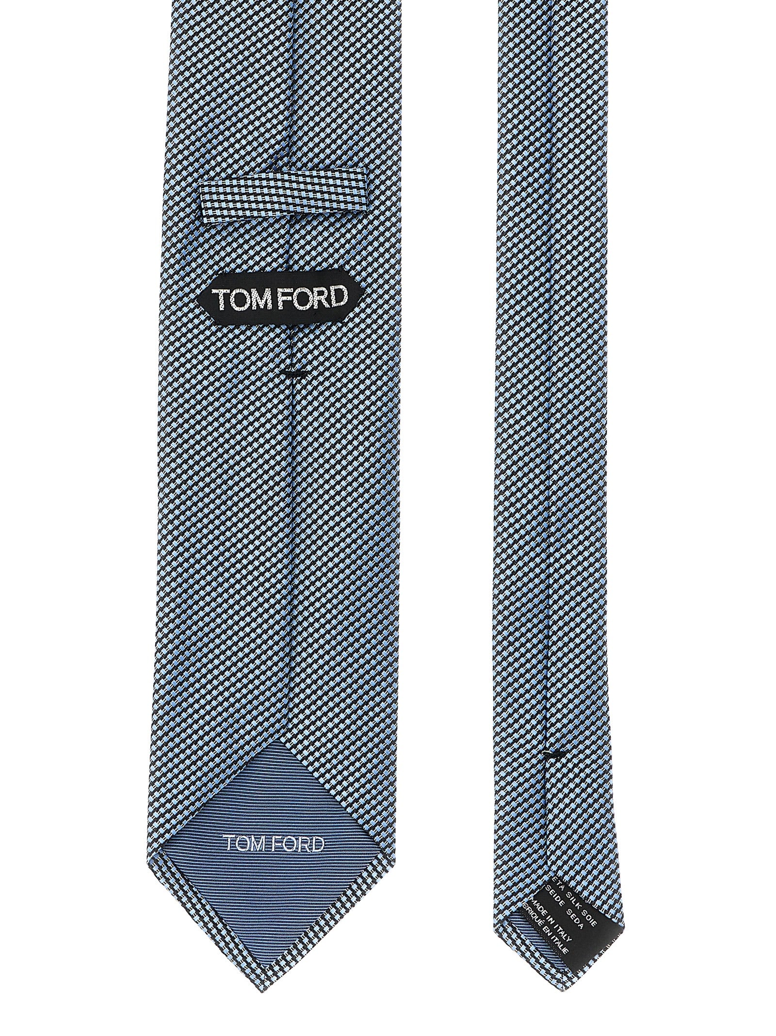Tom Ford Jacquard Tie Cravatte - Blu | 4281fe5393f466b67c18ec76b3c117b92a0e6484
