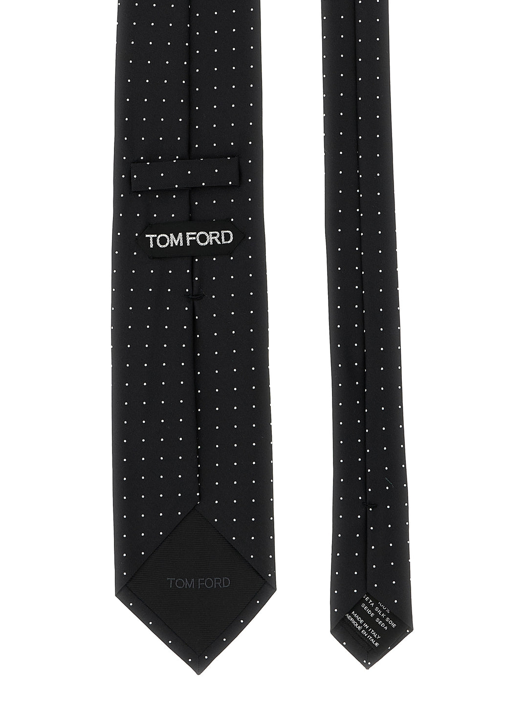 Tom Ford Micro Polka Dot Tie Cravatte - Nero | 881a52e44bf5ba5744295334d0abdec3e142d4e4