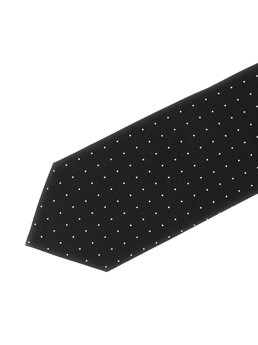 Tom Ford Micro Polka Dot Tie Cravatte - Nero | 94030863940cb5450816e5614681596b7e940bc4