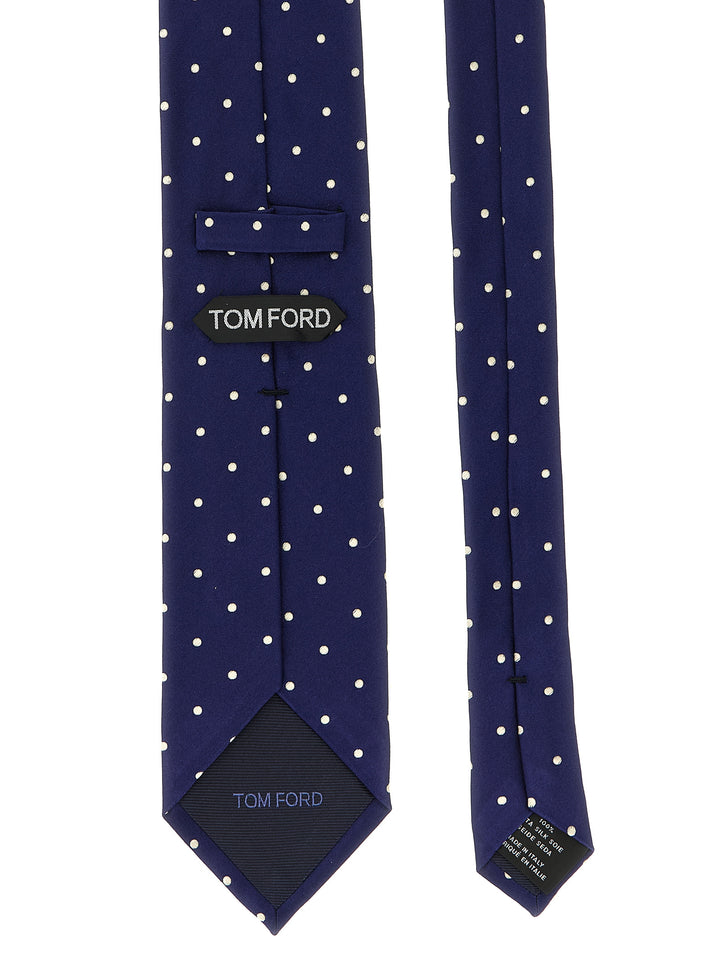 Tom Ford Silk Tie Cravatte - Blu | 528a3d09fc00d10e75cd443075a2152ee96f1484