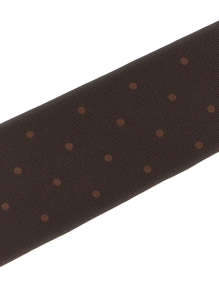 Tom Ford Polka Dot Silk Tie Cravatte - Marrone | e1d2ba4d973a3c8f5d72e954ee26bd446453735a
