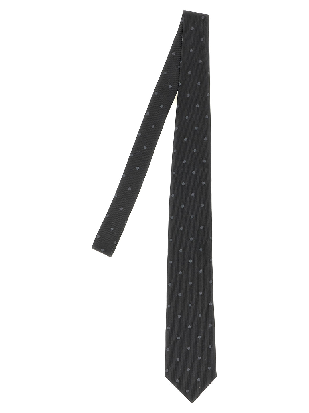 Tom Ford Polka Dot Silk Tie Cravatte - Nero | abbf9229df0d8c03b9fd26f08fe48b6a3bc3ceac