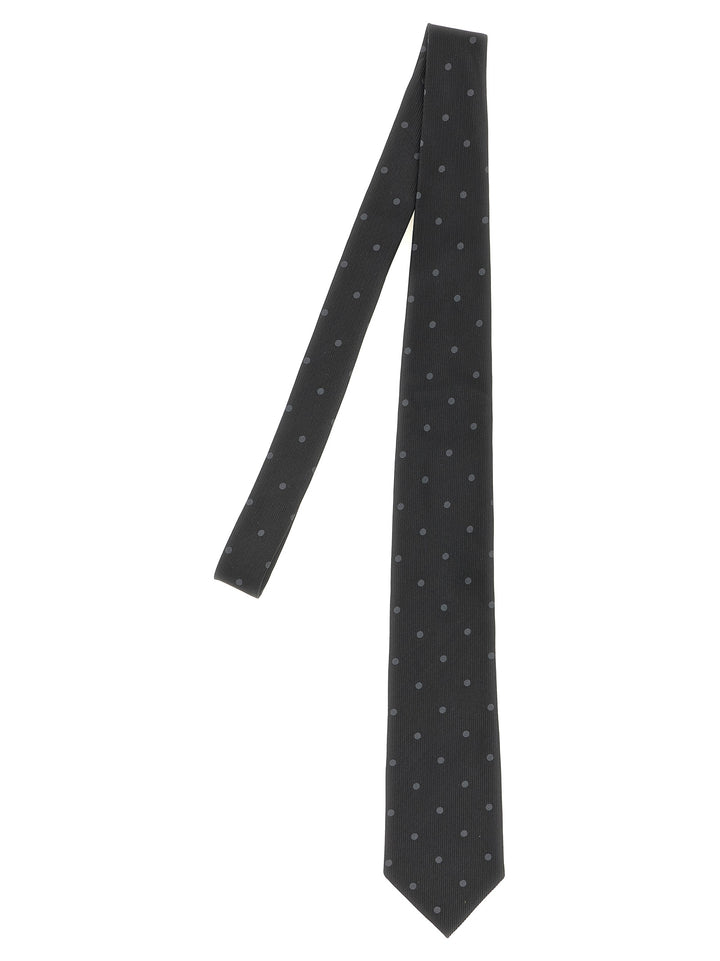 Tom Ford Polka Dot Silk Tie Cravatte - Nero | abbf9229df0d8c03b9fd26f08fe48b6a3bc3ceac