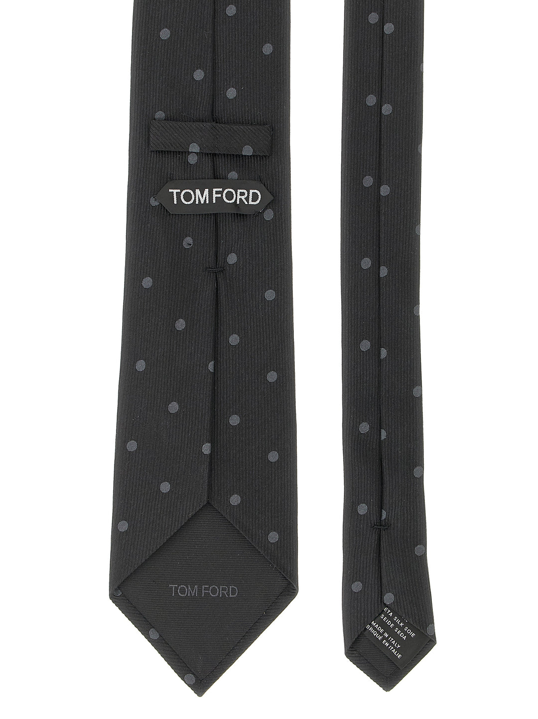 Tom Ford Polka Dot Silk Tie Cravatte - Nero | 40fe76a9aa2083d35156f21b124020ad27761c72