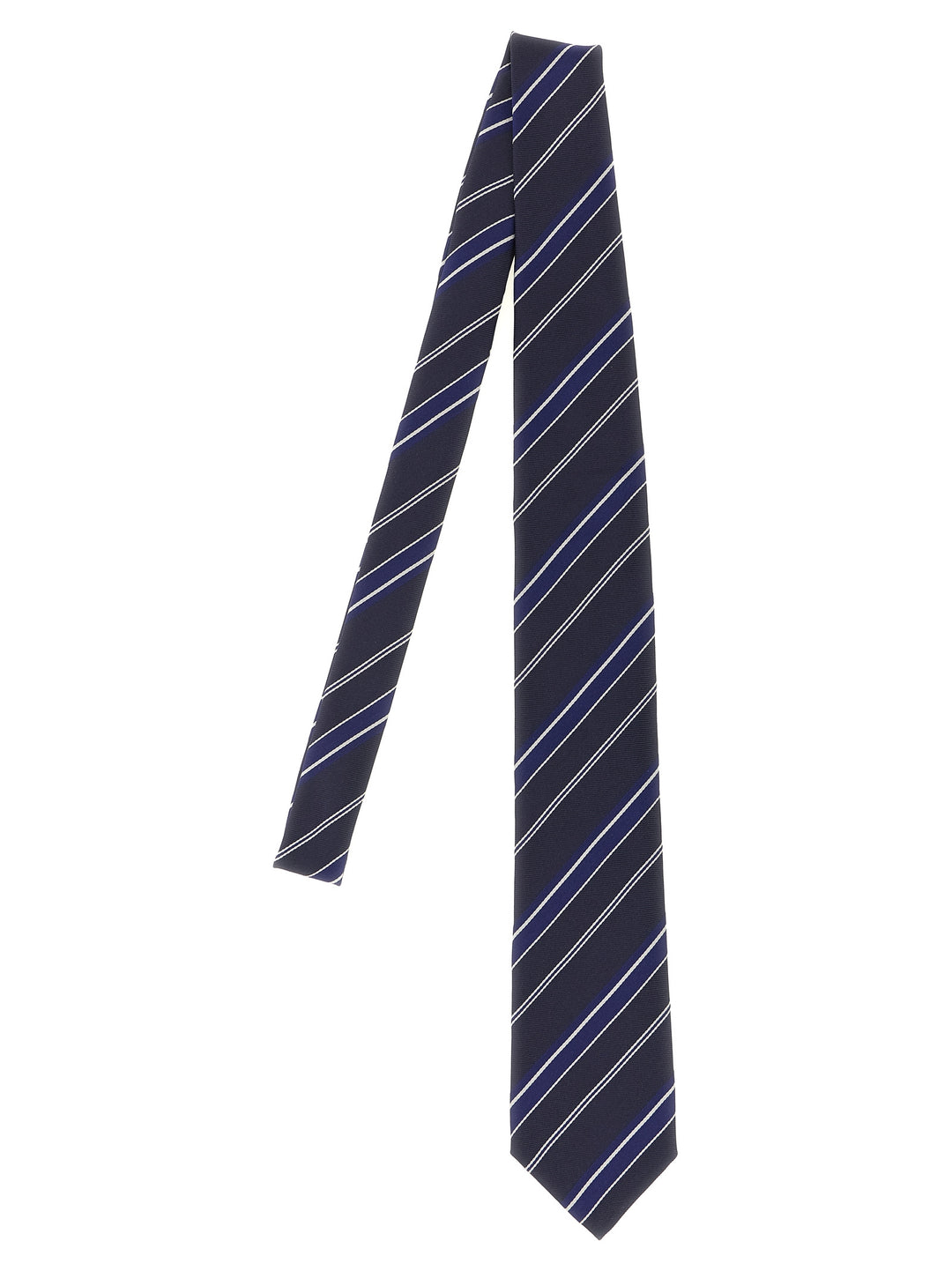 Tom Ford Diagonal Striped Tie Cravatte - Blu | f714475cabe9bc8e124684bfaba6eeef59b7593b