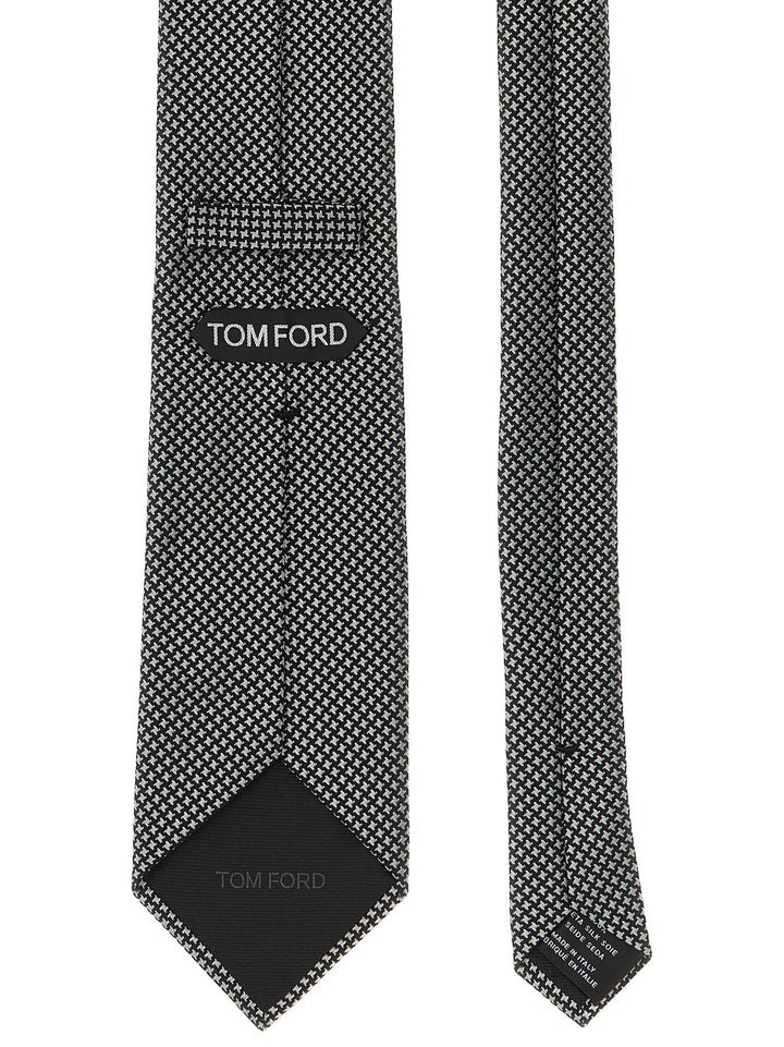 Tom Ford Silk Tie Cravatte - Grigio | 9fa2d2f01d16a54c884278eb8a97d221a119d7ad