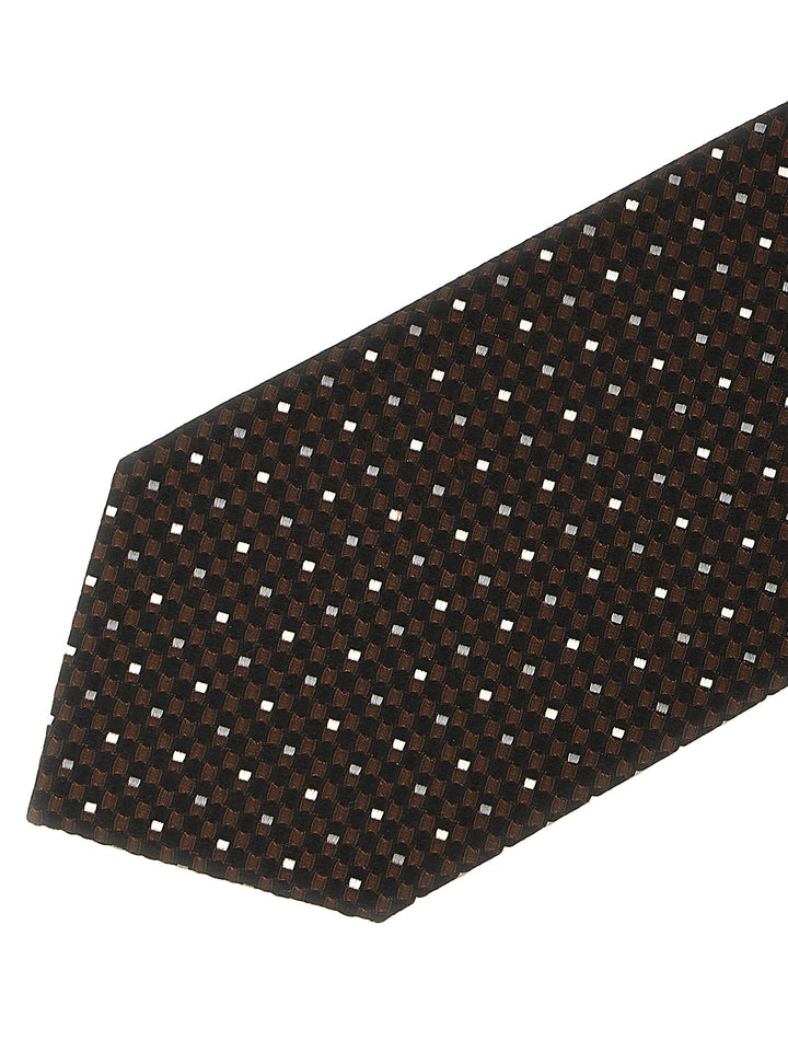 Tom Ford Silk Tie Cravatte - Marrone | 068fec71eb46f095fec9f2e509b838baf554acfa