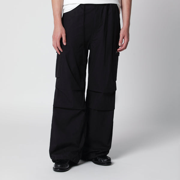 Field Cargo Pants In Cotton-Nylon Oxford Black