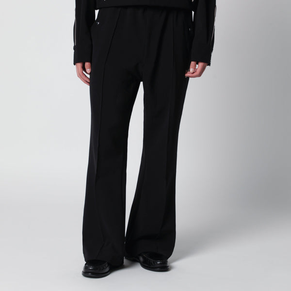 Polyester Piping Cowboy Pants In Black