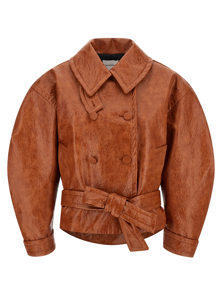 The Andamane Zarina Trench e Impermeabili - Marrone | caee25323dc6e8b54e74193bb3f4c54fc5ca94e1