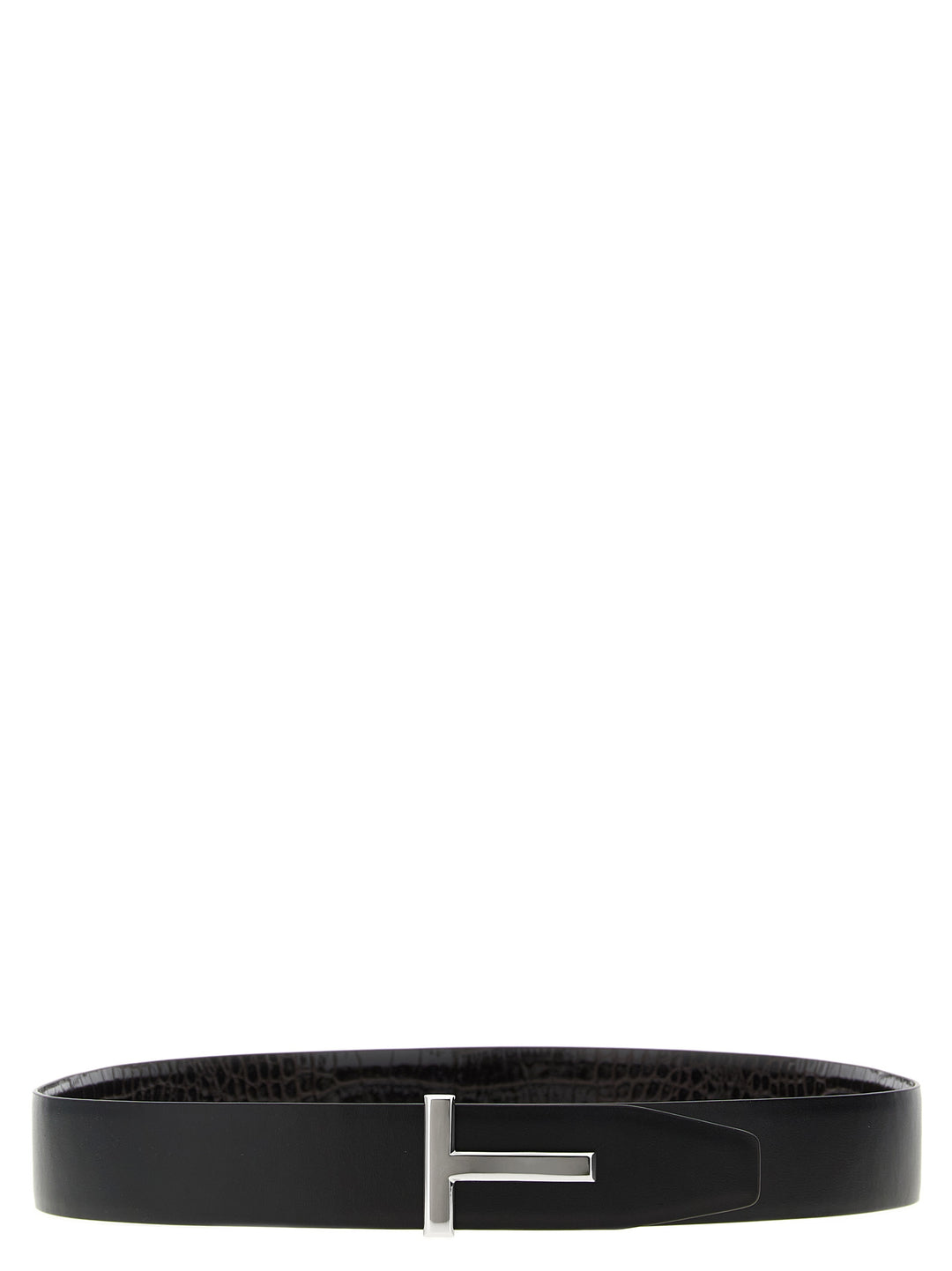 Tom Ford Reversible Crocodile Leather Belt Cinture - Marrone | eb433715239a74afc61c3db9168656f9774de441