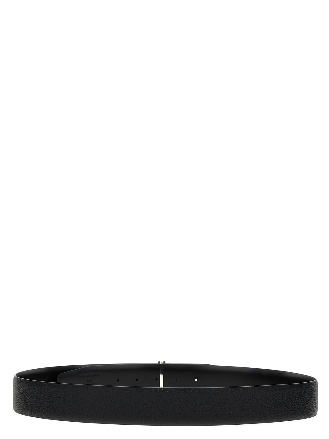 Tom Ford Logo Leather Belt Cinture - Nero | f749cb7e78c8430565b47965c5c053597aa9f269