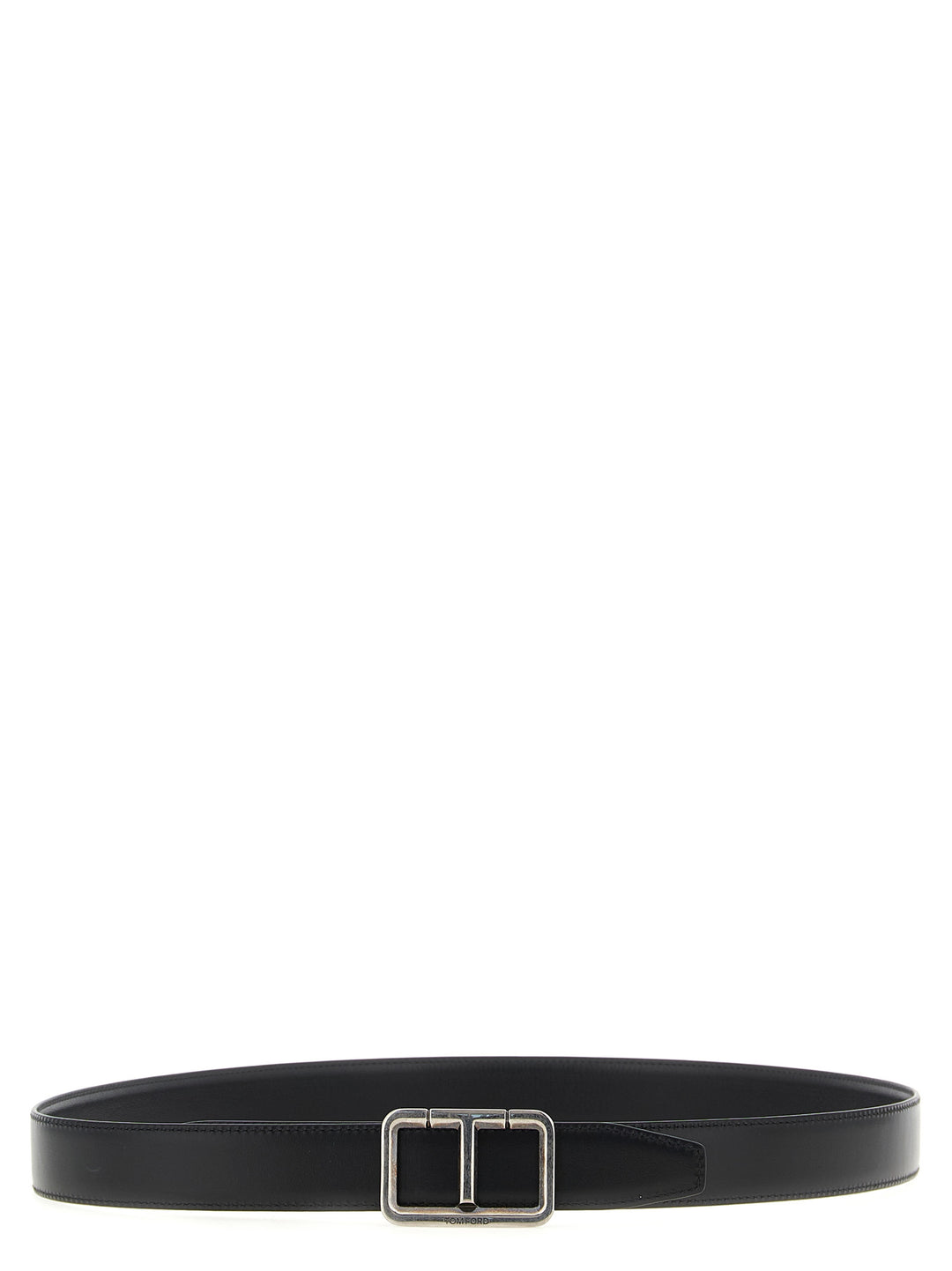 Tom Ford Reversible Belt Antique Buckle Cinture - Nero | 0036b77acb3c24920d490ea310c52a0f8b01a828