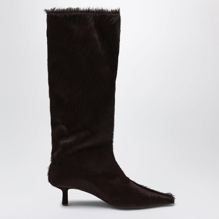 Senso Braune Telkai Stiefel aus Fohlenhaar